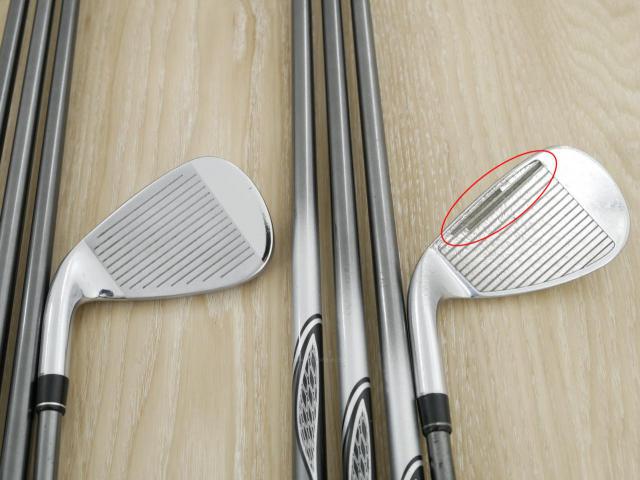 Iron set : Taylormade : ชุดเหล็ก Taylormade Gloire (รุ่นท๊อปสุด Japan Spec. ใบใหญ่ ตีง่าย ไกล) มีเหล็ก 5-Pw,Aw,Sw (8 ชิ้น) ก้านกราไฟต์ Flex R