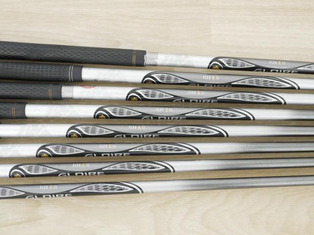 Iron set : Taylormade : ชุดเหล็ก Taylormade Gloire (รุ่นท๊อปสุด Japan Spec. ใบใหญ่ ตีง่าย ไกล) มีเหล็ก 5-Pw,Aw,Sw (8 ชิ้น) ก้านกราไฟต์ Flex R