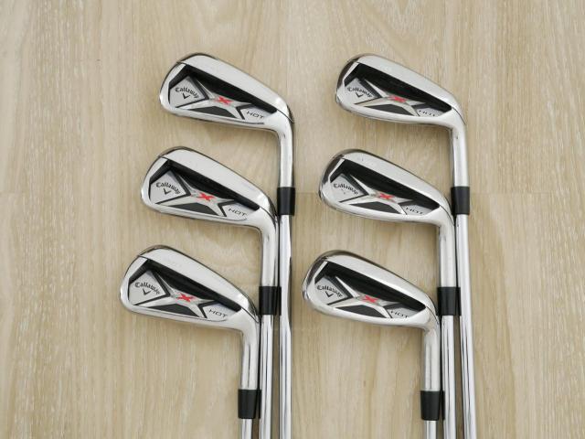 Iron set : Callaway : ชุดเหล็ก Callaway X Hot Pro มีเหล็ก 5-Pw (6 ชิ้น) ก้านเหล็ก Project X 95 5.5 Flex S