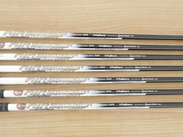 Iron set : Taylormade : ชุดเหล็ก Taylormade SIM GLOIRE (รุ่นปี 2021 รุ่นท๊อปสุด Japan Spec) มีเหล็ก 6-Pw,Aw,Sw (7 ชิ้น) ก้าน Fujikura Air Speeder Flex SR