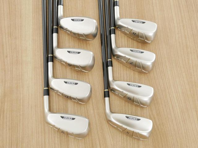 Iron set : Katana : ชุดเหล็กกระเทย Katana Sword SL-Eight มีเหล็ก 5-Pw,Aw,Sw (8 ชิ้น) ก้านกราไฟต์ Flex R