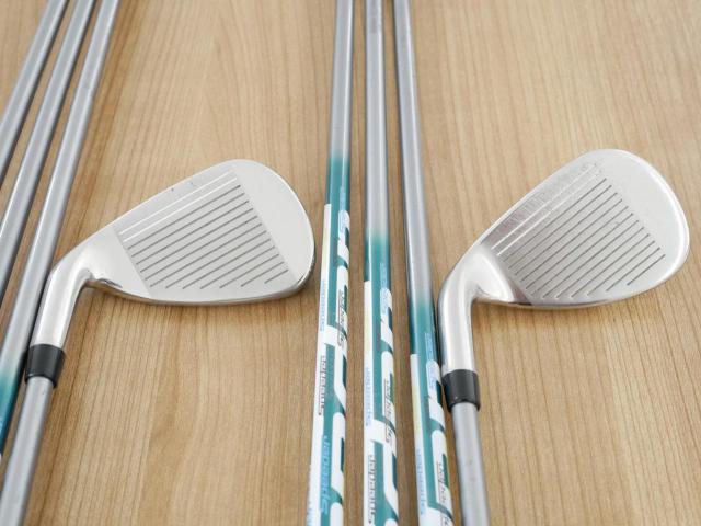 Iron set : Callaway : ชุดเหล็ก Callaway Rogue Star CF18 (ออกปี 2018 ตีง่าย ไกลมากๆ) มีเหล็ก 6-Pw,Aw,Gw,Sw (8 ชิ้น) ก้านกราไฟต์ Fujikura Speeder Evolution Flex R