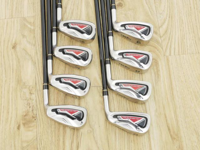 Iron set : Honma : ชุดเหล็ก Honma AMAZING Spec II (หน้าเด้ง โกงองศาสุดๆ ไกลที่สุด) มีเหล็ก 6-11,Aw,Sw (8 ชิ้น ระยะเทียบเท่า 5-Pw,Aw,Sw) ก้าน AMAZING SPEC Feather & Feather FLex R