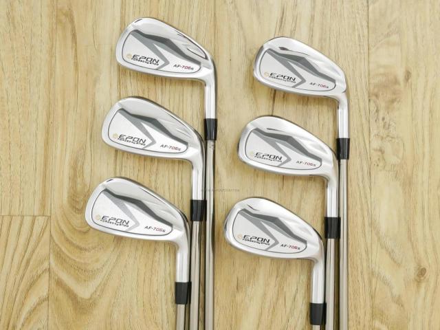 Iron set : Epon : ชุดเหล็ก EPON AF-706S Forged (รุ่นล่าสุด ออกปี 2022 ใบใหญ่ ตีง่าย ไกล) มีเหล็ก 5-Pw (6 ชิ้น) ก้านกราไฟต์ UST Mamiya ATTAS 50 Flex SR