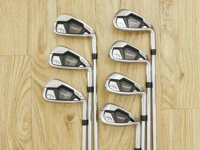 Iron set : Callaway : ชุดเหล็ก Callaway Rogue ST Max OS (ออกปี 2022 ตีง่ายสุดๆ ไกลสุดๆ) มีเหล็ก 5-Pw,Aw (7 ชิ้น) ก้านเหล็ก NS Pro Zelos 7 Flex S