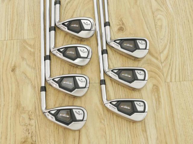 Iron set : Callaway : ชุดเหล็ก Callaway Rogue ST Max OS (ออกปี 2022 ตีง่ายสุดๆ ไกลสุดๆ) มีเหล็ก 5-Pw,Aw (7 ชิ้น) ก้านเหล็ก NS Pro Zelos 7 Flex S