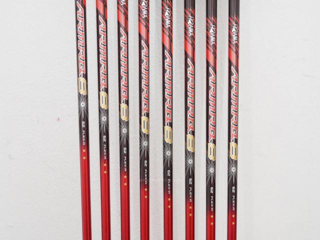 Iron set : Honma : ชุดเหล็ก Honma Tour World TW717P (Forged) มีเหล็ก 5-11,Sw (8 ชิ้น) ก้านกราไฟต์ Honma ARMRQ 8 (62) Flex R (2 ดาว)