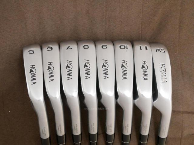 Iron set : Honma : ชุดเหล็ก Honma Tour World TW717P (Forged) มีเหล็ก 5-11,Sw (8 ชิ้น) ก้านกราไฟต์ Honma ARMRQ 8 (62) Flex R (2 ดาว)