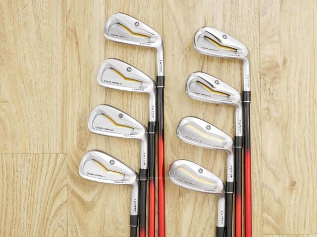 Iron set : Honma : ชุดเหล็ก Honma Tour World TW717P (Forged) มีเหล็ก 5-11,Sw (8 ชิ้น) ก้านกราไฟต์ Honma ARMRQ 8 (62) Flex R (2 ดาว)