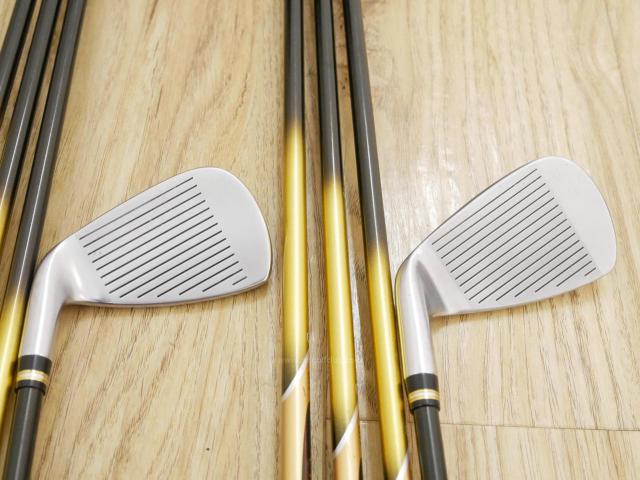 Iron set : Honma : **ก้าน 3 ดาว** ชุดเหล็ก Honma Beres IS-01 (หน้าเด้ง Maraging) มีเหล็ก 5-11,Aw,Sw (9 ชิ้น เทียบเท่า 4-Pw,Aw,Sw) ก้าน ARMRQ 6 (49) FLex R (3 ดาว)