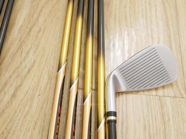 Iron set : Honma : **ก้าน 3 ดาว** ชุดเหล็ก Honma Beres IS-01 (หน้าเด้ง Maraging) มีเหล็ก 5-11,Aw,Sw (9 ชิ้น เทียบเท่า 4-Pw,Aw,Sw) ก้าน ARMRQ 6 (49) FLex R (3 ดาว)