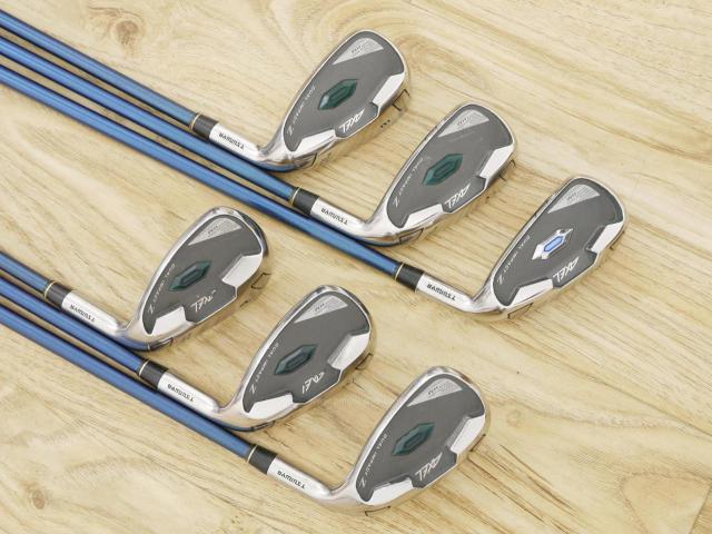 Iron set : Tsuruya : ชุดเหล็ก Tsuruya AXEL Dual Impact Z HM (หน้าเด้ง) มีเหล็ก 6-Pw,Aw (6 ชิ้น) ก้านกราไฟต์ Flex R