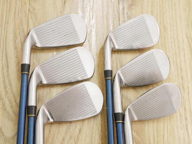 Iron set : Tsuruya : ชุดเหล็ก Tsuruya AXEL Dual Impact Z HM (หน้าเด้ง) มีเหล็ก 6-Pw,Aw (6 ชิ้น) ก้านกราไฟต์ Flex R