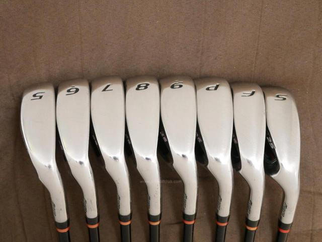 Iron set : Mizuno : ชุดเหล็ก Mizuno JPX A25 (ตีง่าย ไกล) มีเหล็ก 5-Pw,Aw,Sw (8 ชิ้น) ก้านกราไฟต์ Flex SR