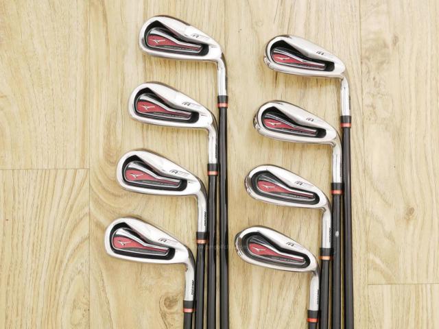 Iron set : Mizuno : ชุดเหล็ก Mizuno JPX A25 (ตีง่าย ไกล) มีเหล็ก 5-Pw,Aw,Sw (8 ชิ้น) ก้านกราไฟต์ Flex SR