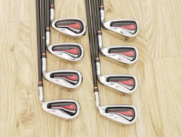 Iron set : Mizuno : ชุดเหล็ก Mizuno JPX A25 (ตีง่าย ไกล) มีเหล็ก 5-Pw,Aw,Sw (8 ชิ้น) ก้านกราไฟต์ Flex SR