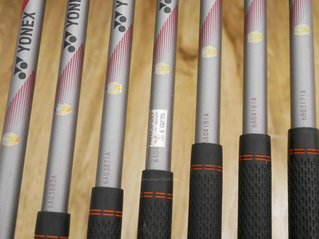 Iron set : Yonex : ชุดเหล็ก Yonex E-Zone XPG (รุ่นปี 2017 หน้าเด้ง ตีไกลมากๆ) มีเหล็ก 5-Pw,Aw (7 ชิ้น) ก้านกราไฟต์ Flex R