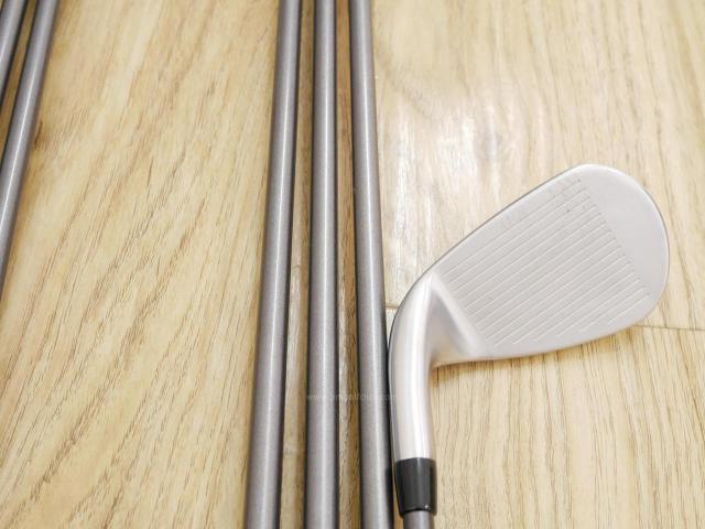 Iron set : Titleist : ชุดเหล็ก Titleist T400 (ตีง่ายที่สุด ไกลที่สุด ออกปี 2020) มีเหล็ก 6-Pw,49,55 (7 ชิ้น) ก้านกราไฟต์ Mitsubishi TENSEI 50 Flex R