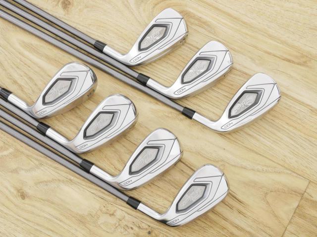 Iron set : Titleist : ชุดเหล็ก Titleist T400 (ตีง่ายที่สุด ไกลที่สุด ออกปี 2020) มีเหล็ก 6-Pw,49,55 (7 ชิ้น) ก้านกราไฟต์ Mitsubishi TENSEI 50 Flex R