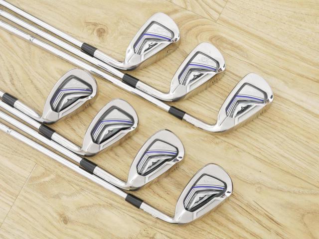 Iron set : Mizuno : ชุดเหล็ก Mizuno JPX EIII SV Titanium (ตัวท้อป ใบใหญ่ที่สุดของ Mizuno ตีง่ายมาก หน้าเด้ง ตีไกล) มีเหล็ก 5-Pw,Aw (7 ชิ้น) ก้านเหล็ก XP105 S200