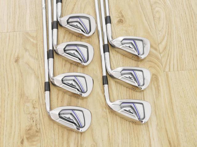 Iron set : Mizuno : ชุดเหล็ก Mizuno JPX EIII SV Titanium (ตัวท้อป ใบใหญ่ที่สุดของ Mizuno ตีง่ายมาก หน้าเด้ง ตีไกล) มีเหล็ก 5-Pw,Aw (7 ชิ้น) ก้านเหล็ก XP105 S200