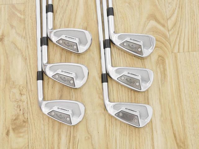 Iron set : Callaway : ชุดเหล็ก Callaway X Forged CB (รุ่นปี 2022) มีเหล็ก 5-Pw (6 ชิ้น) ก้านเหล็ก NS Pro Modus 120 Flex S