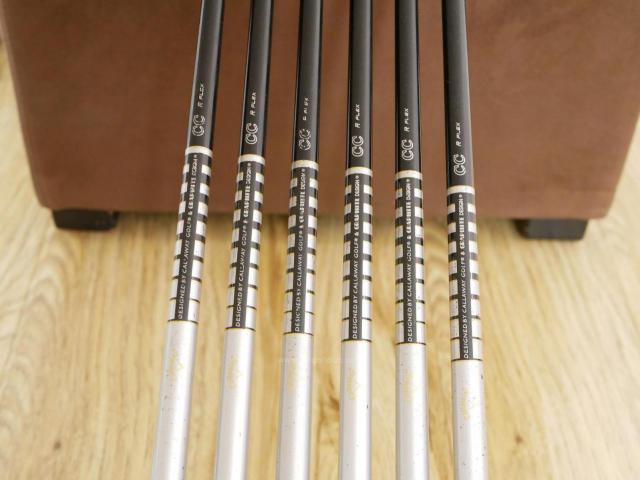 Iron set : Callaway : ชุดเหล็ก Callaway Collection (ตีง่าย ไกล) มีเหล็ก 5-Pw (6 ชิ้น) ก้านกราไฟต์ Flex R