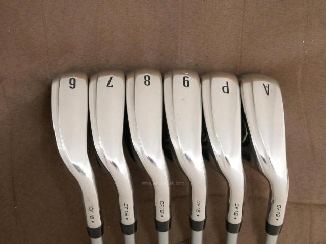 Iron set : Callaway : ชุดเหล็ก Callaway Rogue Star CF18 (ออกปี 2018 ตีง่าย ไกลมากๆ) มีเหล็ก 6-Pw,Aw (6 ชิ้น) ก้านกราไฟต์ Mitsubishi FUBUKI 50 Flex R