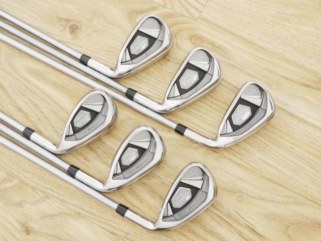 Iron set : Callaway : ชุดเหล็ก Callaway Rogue Star CF18 (ออกปี 2018 ตีง่าย ไกลมากๆ) มีเหล็ก 6-Pw,Aw (6 ชิ้น) ก้านกราไฟต์ Mitsubishi FUBUKI 50 Flex R