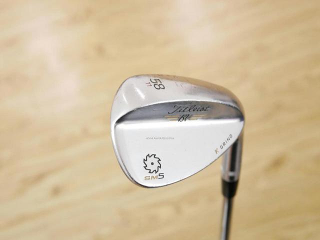 Wedge : Other : Wedge Titleist Vokey SM5 Forged Loft 58 ก้านเหล็ก NS Pro 950 Flex S