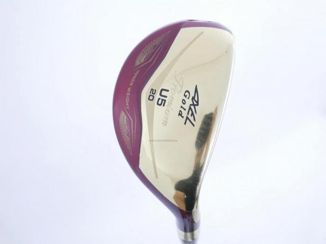 Fairway Wood : Tsuruya : ไม้กระเทย Tsuruya AXEL Gold Premium IV (รุ่นปี 2021 ตัวท๊อป ของใหม่ 2 หมื่นกว่า) Loft 20 Flex R