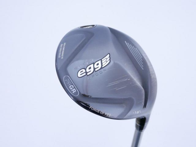 Fairway Wood : PRGR : หัวไม้ 3 PRGR Super Egg (หน้าเด้งเกินกฏ COR 0.84 ปี 2017 หายากมาก) Loft 16 Flex SR (M-40)