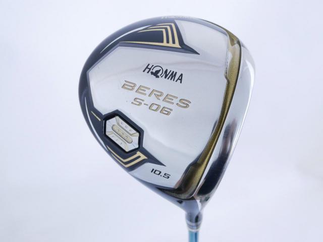 Driver : Honma : **ก้าน 3 ดาว** ไดรเวอร์ Honma Beres S-06 (ปี 2019) Loft 10.5 ก้าน ARMRQ X (43) Flex R (3 ดาว)