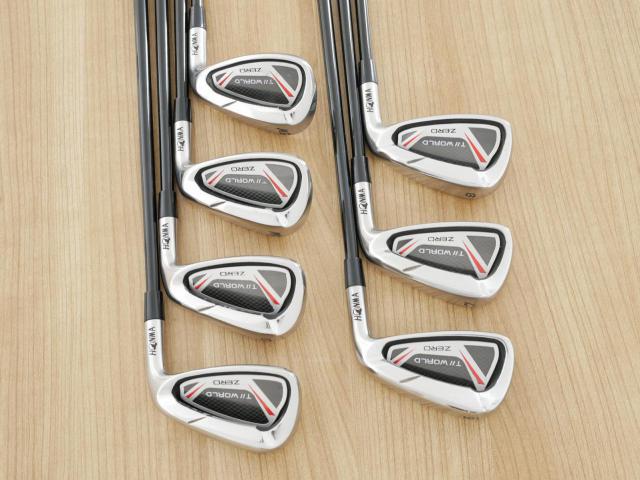 Iron set : Honma : ชุดเหล็ก Honma Tour World ZERO (ใบใหญ่ ตีง่าย ไกล) มีเหล็ก 6-10,Aw,Sw (7 ชิ้น) ก้านกราไฟต์ Flex R