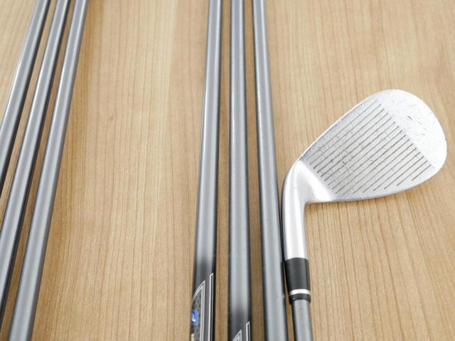 Iron set : Taylormade : ชุดเหล็ก Taylormade Gloire F2 Forged (รุ่นท๊อปสุด Japan Spec. ออกปี 2017) มีเหล็ก 6-Pw,Aw,Sw (7 ชิ้น) ก้านกราไฟต์ Flex R