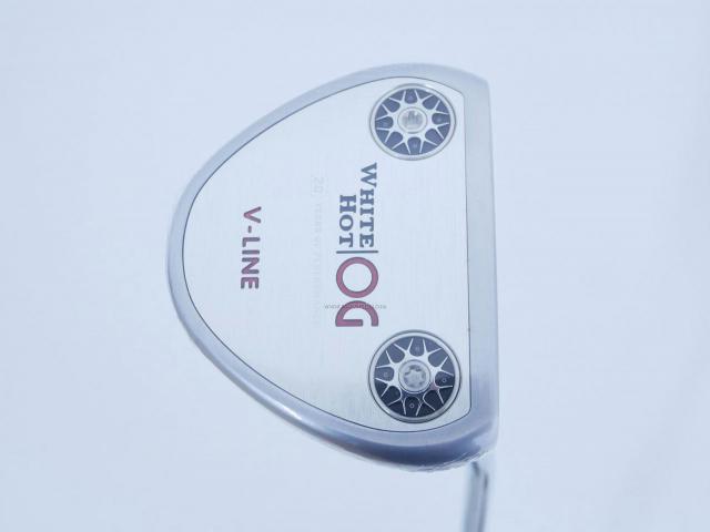 Putter : All : **ของใหม่ ยังไม่แกะพลาสติก** พัตเตอร์ Odyssey White Hot OG V-Line ก้าน Stroke LAB ยาว 33 นิ้ว