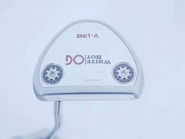 Putter : All : **ของใหม่ ยังไม่แกะพลาสติก** พัตเตอร์ Odyssey White Hot OG V-Line ก้าน Stroke LAB ยาว 33 นิ้ว