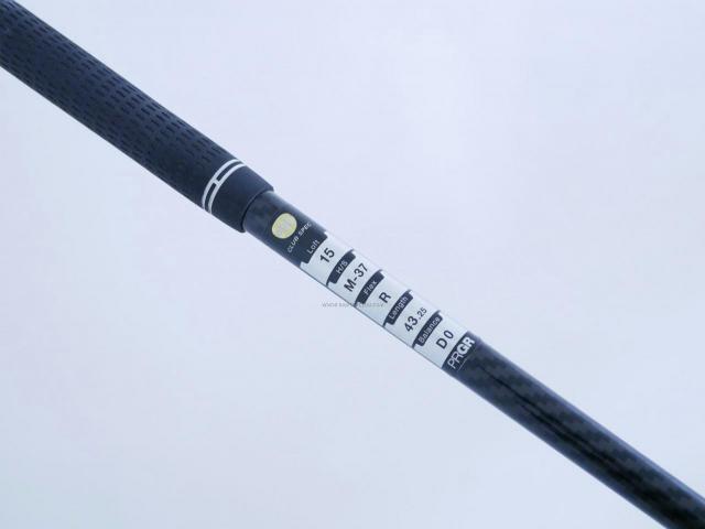 Fairway Wood : PRGR : หัวไม้ 3 PRGR Super Egg (รุ่นล่าสุด ปี 2023 หน้าเด้งเกินกฏ COR 0.84 หายากมาก) Loft 15 ก้าน M-37 Flex R