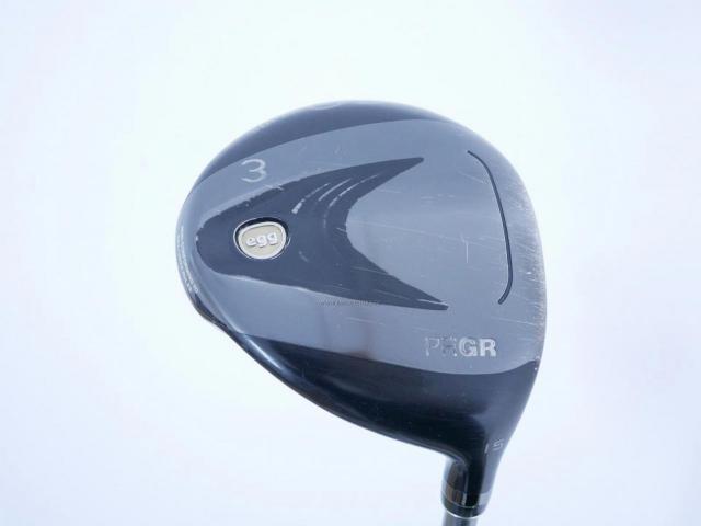 Fairway Wood : PRGR : หัวไม้ 3 PRGR Super Egg (รุ่นล่าสุด ปี 2023 หน้าเด้งเกินกฏ COR 0.84 หายากมาก) Loft 15 ก้าน M-37 Flex R