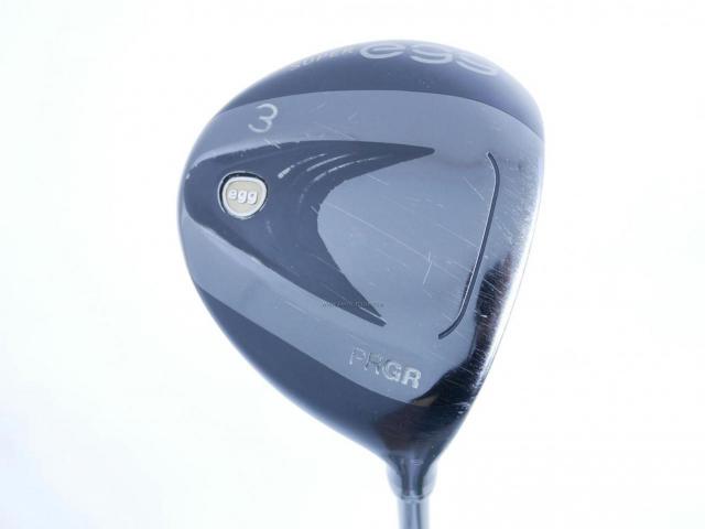 Fairway Wood : PRGR : หัวไม้ 3 PRGR Super Egg (รุ่นล่าสุด ปี 2023 หน้าเด้งเกินกฏ COR 0.84 หายากมาก) Loft 15 ก้าน M-37 Flex R