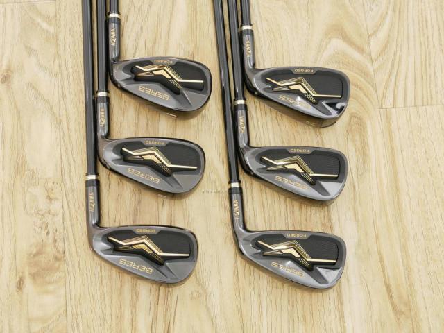 Iron set : Honma : ชุดเหล็ก Honma Beres Black Forged (รุ่นปี 2022 สวยมากๆ) มีเหล็ก 6-11 (6 ชิ้น เทียบเท่า 5-Pw) ก้าน ARMRQ MX Flex SR