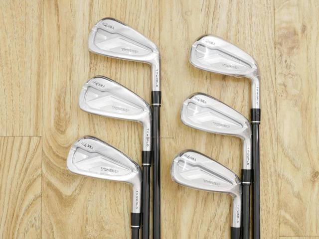 Iron set : Honma : **ของใหม่ ยังไม่แกะพลาสติก** ชุดเหล็ก Honma Tour World TW757P (ออกปี 2022) มีเหล็ก 5-Pw (6 ชิ้น) ก้านกราไฟต์ Honma Vizard 50 Flex R