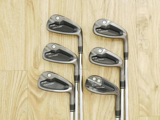 Iron set : Epon : ชุดเหล็ก EPON EF-02I Forged (ออกปี 2022 ใบใหญ่ ตีง่าย ไกล) มีเหล็ก 6-Pw,Aw (6 ชิ้น) ก้านเหล็ก NS Pro 950 NEO Flex S