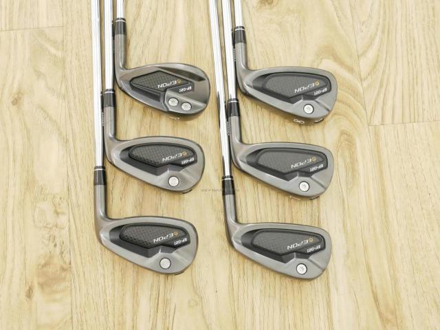 Iron set : Epon : ชุดเหล็ก EPON EF-02I Forged (ออกปี 2022 ใบใหญ่ ตีง่าย ไกล) มีเหล็ก 6-Pw,Aw (6 ชิ้น) ก้านเหล็ก NS Pro 950 NEO Flex S