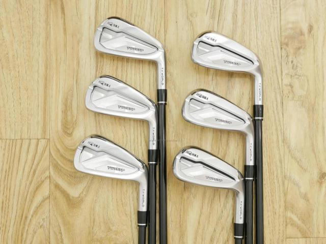 Iron set : Honma : ชุดเหล็ก Honma Tour World TW757P (ออกปี 2022) มีเหล็ก 5-Pw (6 ชิ้น) ก้านกราไฟต์ Honma Vizard 50 Flex R