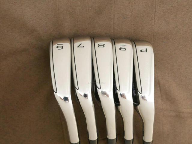 Iron set : Callaway : ชุดเหล็ก Callaway Paradym Ai Smoke (รุ่นล่าสุด ออกปี 2024 ตีง่ายมาก ไกล Japan Spec.) มีเหล็ก 6-Pw (5 ชิ้น) ก้านเหล็ก NS Pro ZELOS 7 Flex R