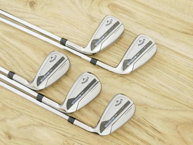 Iron set : Callaway : ชุดเหล็ก Callaway Paradym Ai Smoke (รุ่นล่าสุด ออกปี 2024 ตีง่ายมาก ไกล Japan Spec.) มีเหล็ก 6-Pw (5 ชิ้น) ก้านเหล็ก NS Pro ZELOS 7 Flex R