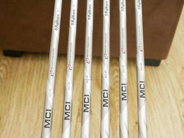 Iron set : Epon : ชุดเหล็ก EPON EF-02I Forged (ออกปี 2022 ใบใหญ่ ตีง่าย ไกล) มีเหล็ก 6-Pw,Aw (6 ชิ้น) ก้านกราไฟต์ Fujikura MCI 60 Flex R