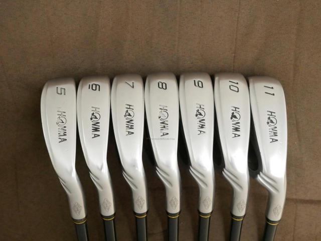 Iron set : Honma : **ก้าน 3 ดาว** ชุดเหล็ก Honma Beres MG702 มีเหล็ก 5-11 (7 ชิ้น) ก้าน ARMRQ B49 FLex R (3 ดาว)