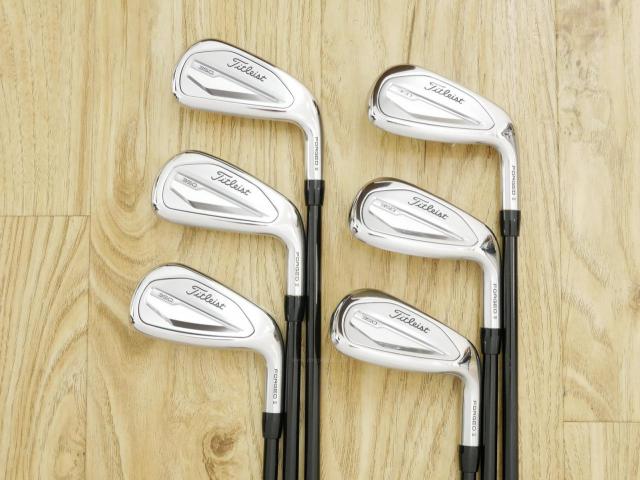 Iron set : Titleist : ชุดเหล็ก Titleist T350 Forged (รุ่นใหม่ล่าสุด ออกปี 2023) มีเหล็ก 6-Pw,48 (6 ชิ้น) ก้านกราไฟต์ Mitsubishi TENSEI AM2 Flex S